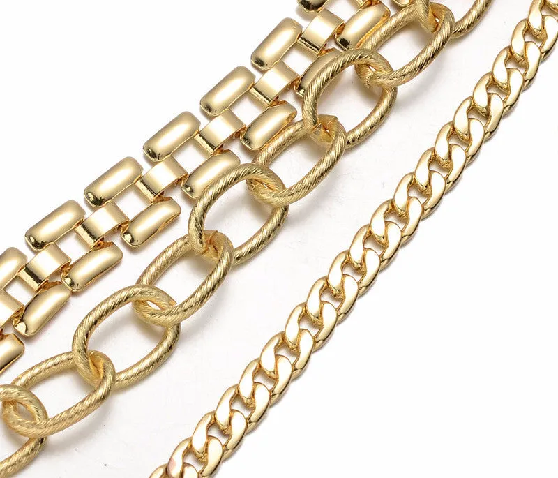 CZ Rhinestones Layer Statement Necklace