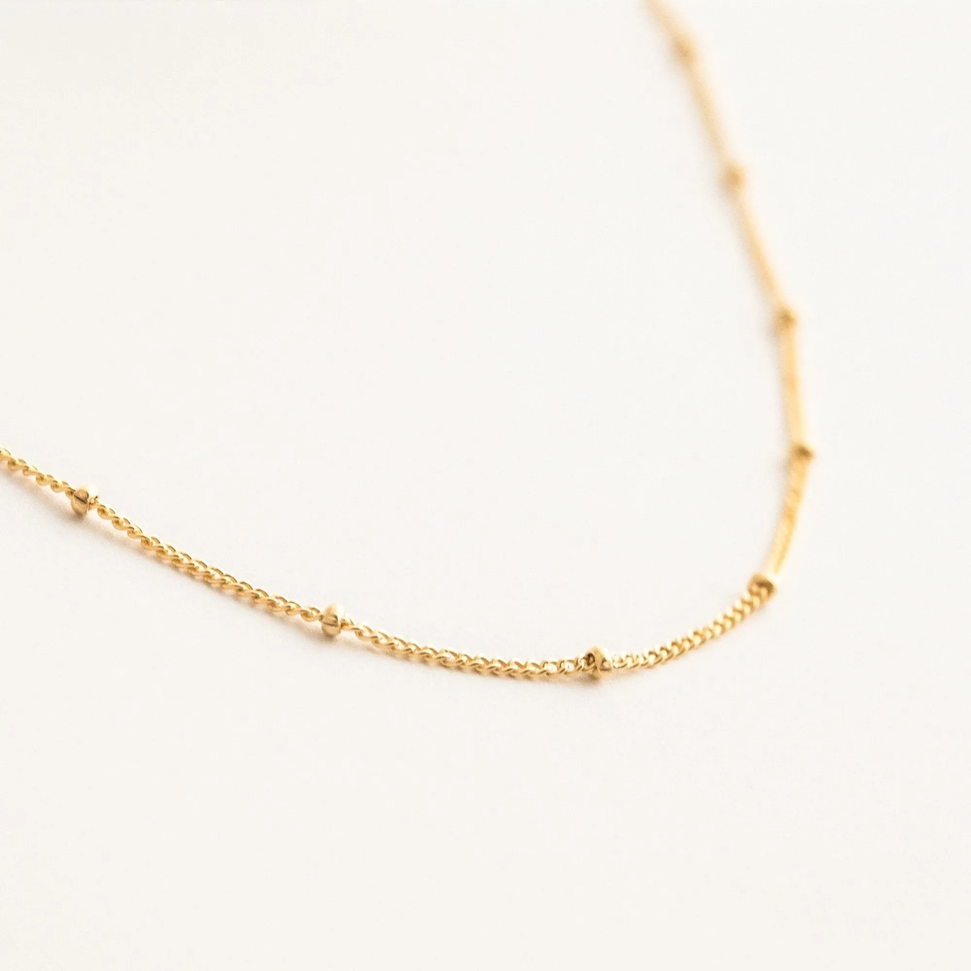 Dainty Satellite Chain Necklace