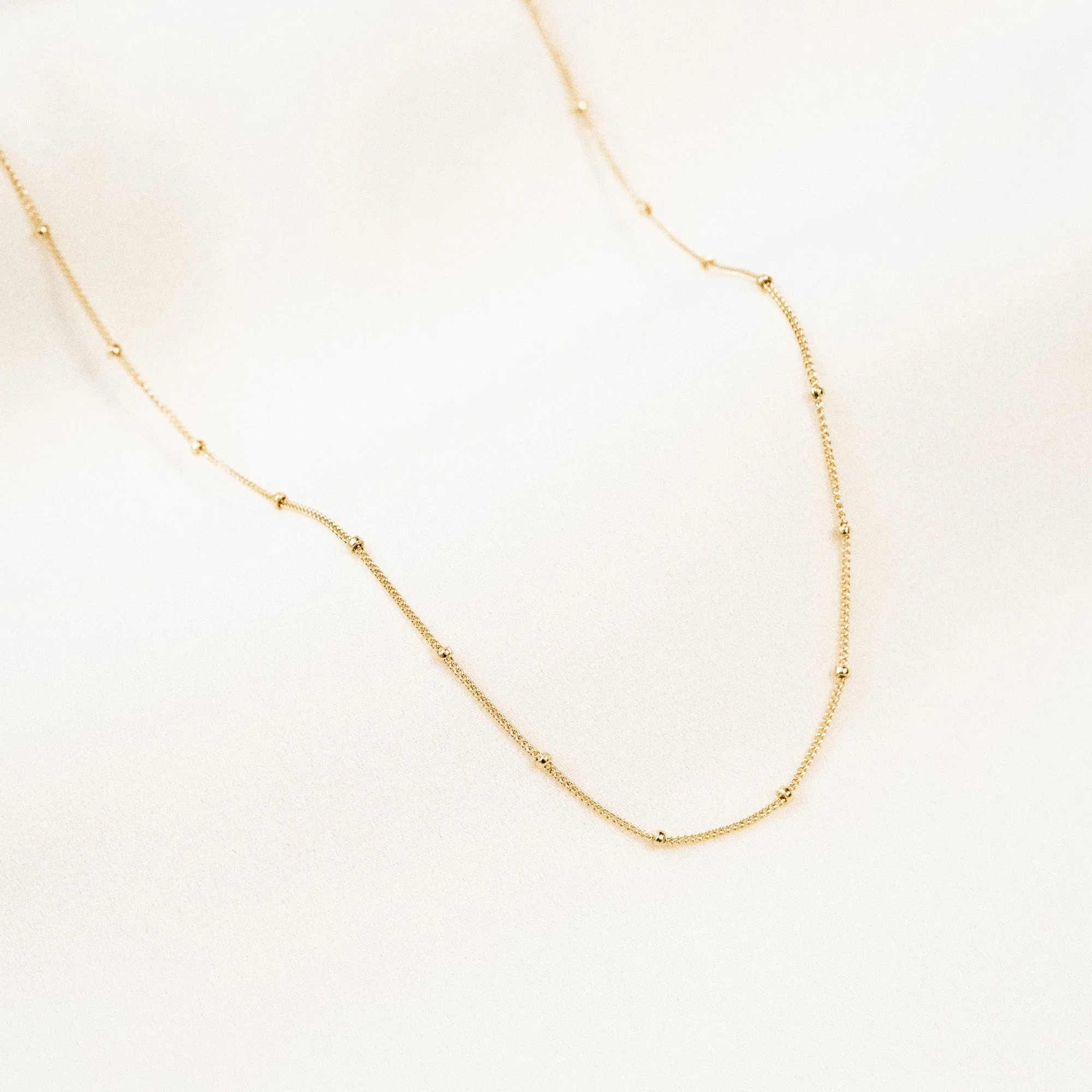 Dainty Satellite Chain Necklace