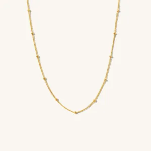 Dainty Satellite Chain Necklace