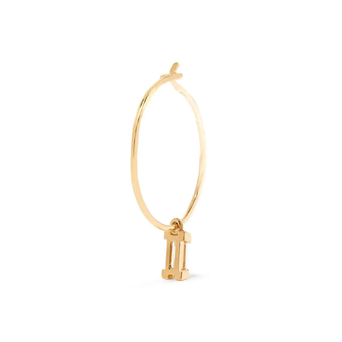 Dangling Baguette Hoops