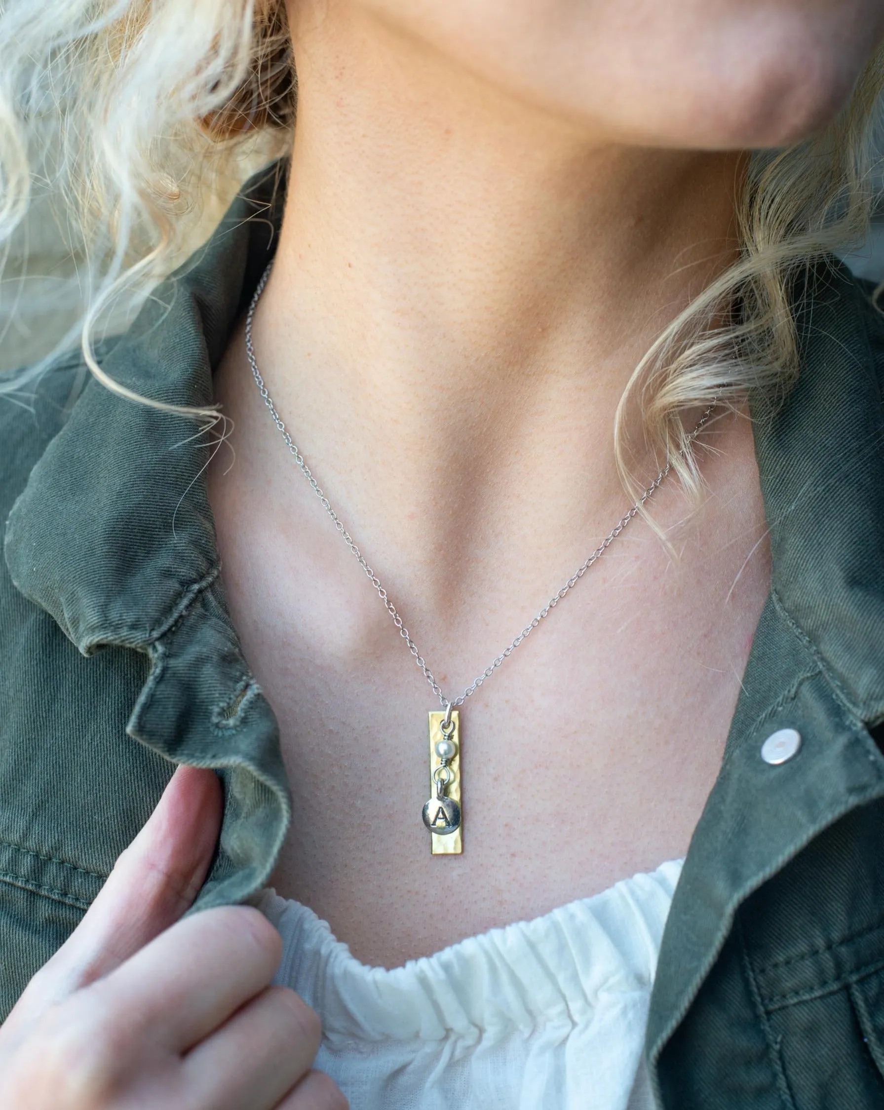Danish Initial Necklace in a Jar