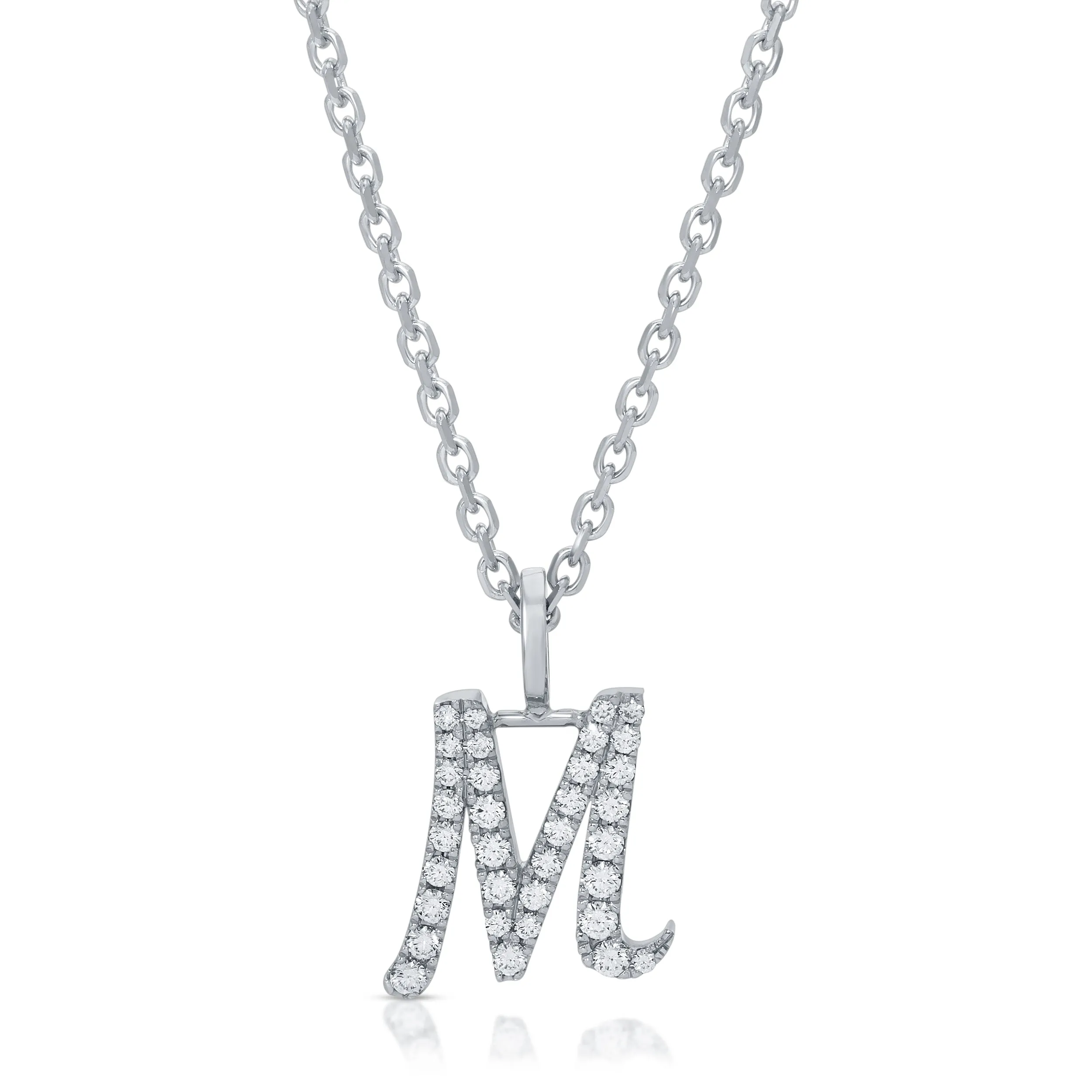 DIAMOND INITIAL DROP PENDANT