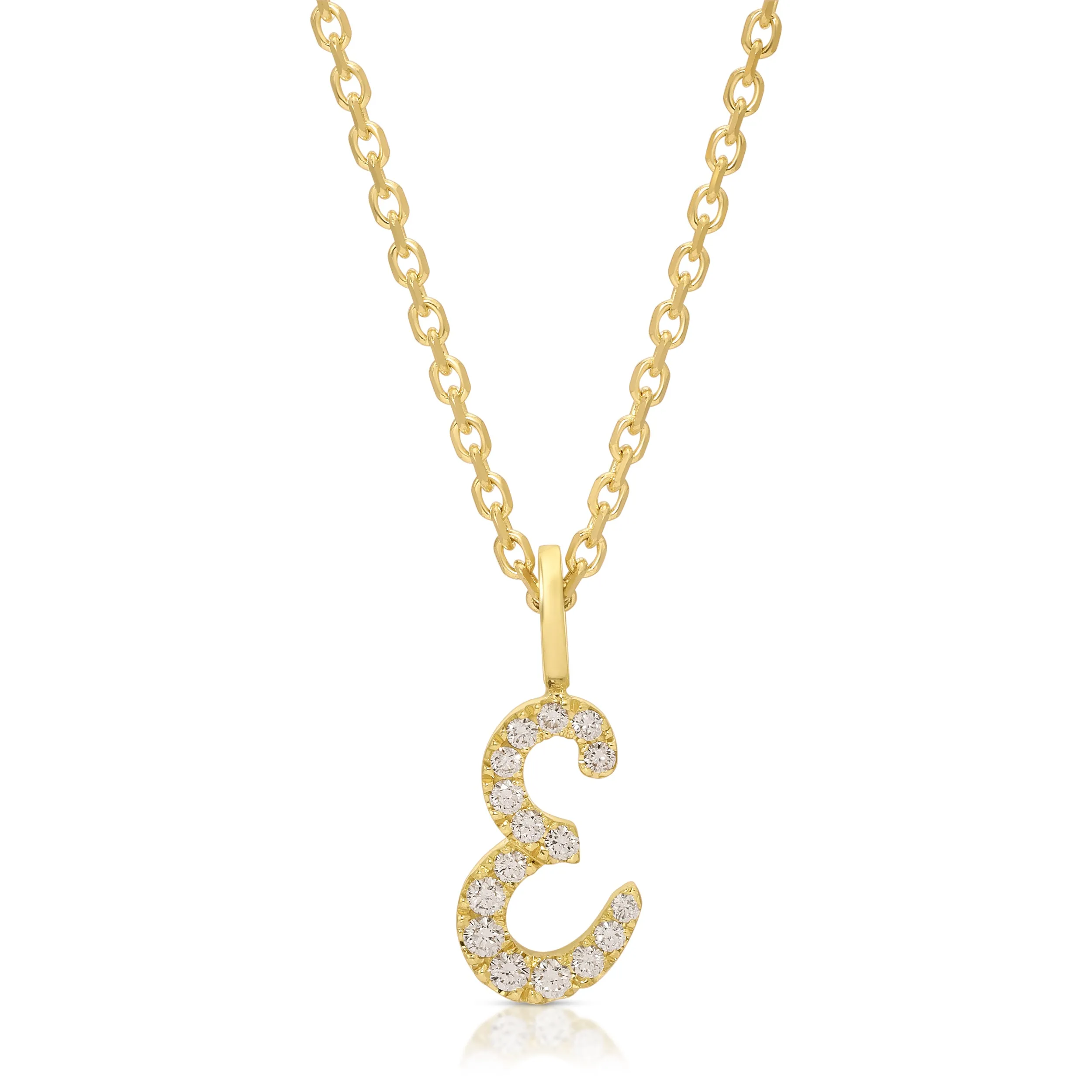 DIAMOND INITIAL DROP PENDANT