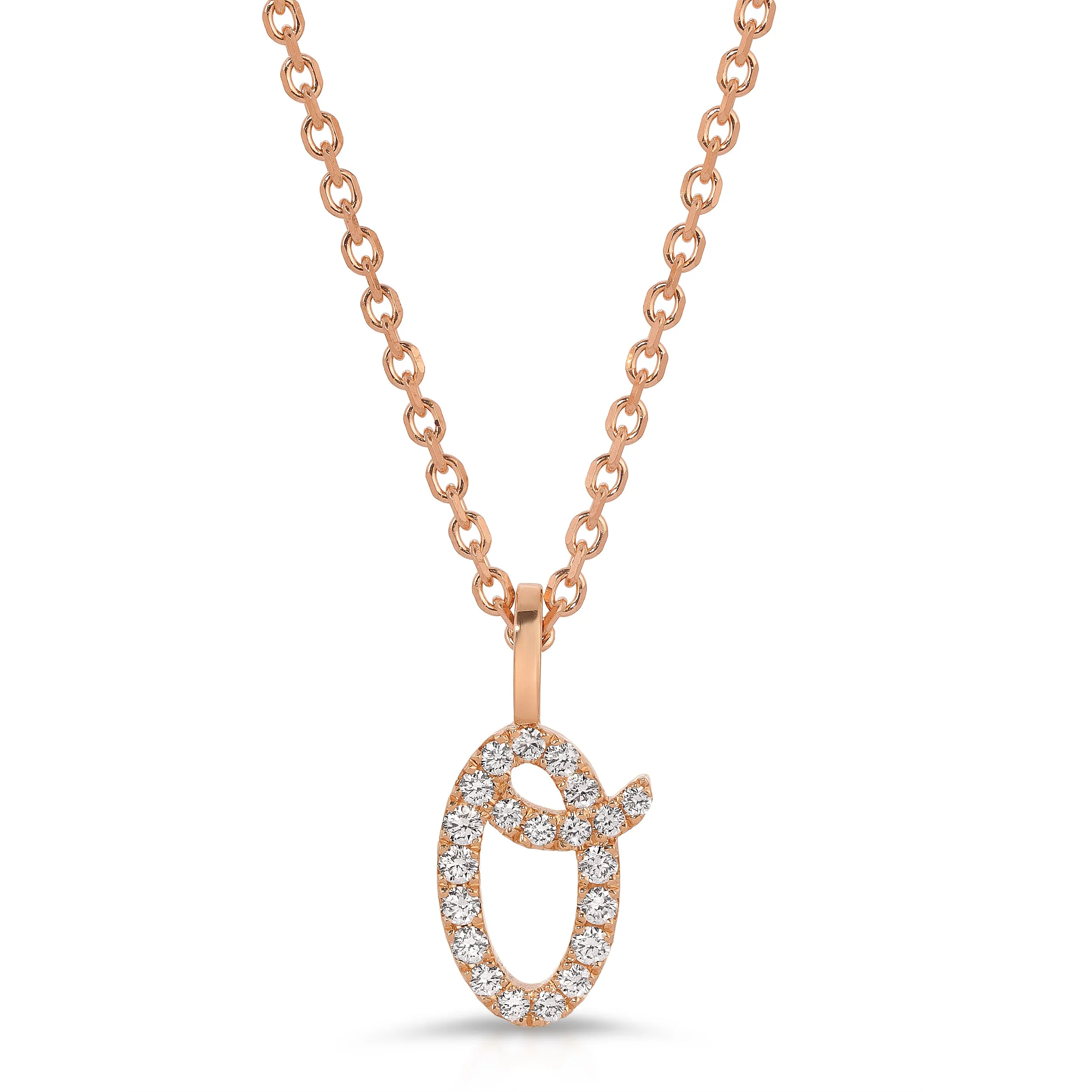 DIAMOND INITIAL DROP PENDANT