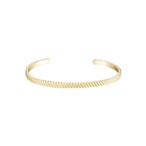 Eclipse Stacking Cuff Bracelet in Gold