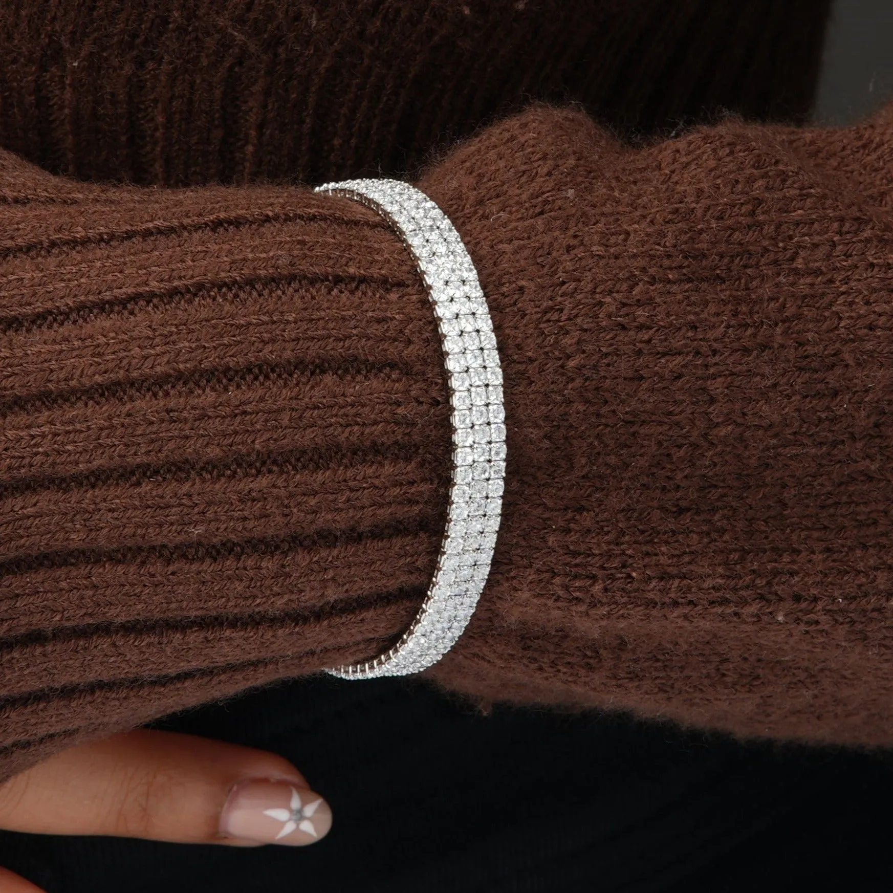 Elisha Diamond Cuff Bracelet