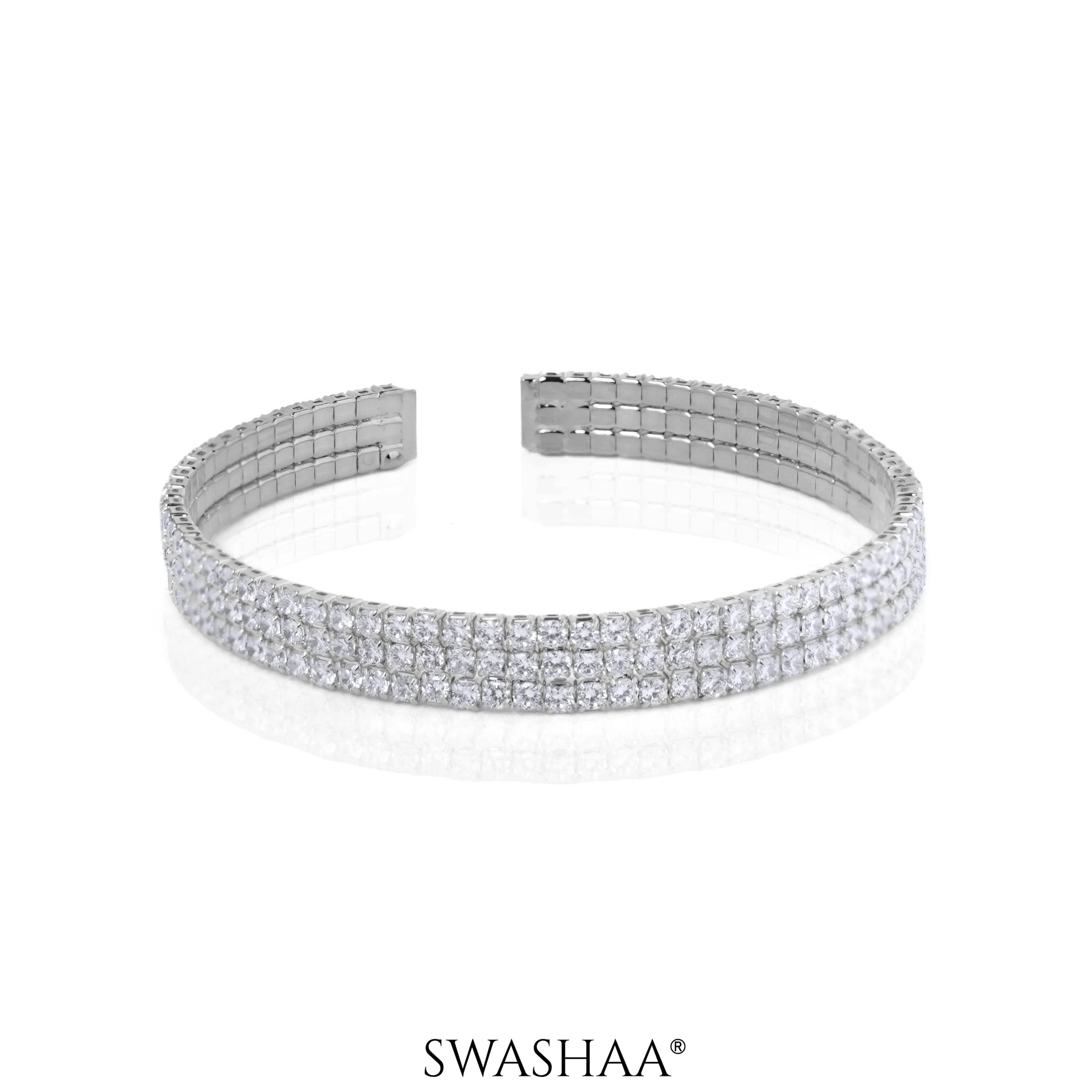 Elisha Diamond Cuff Bracelet