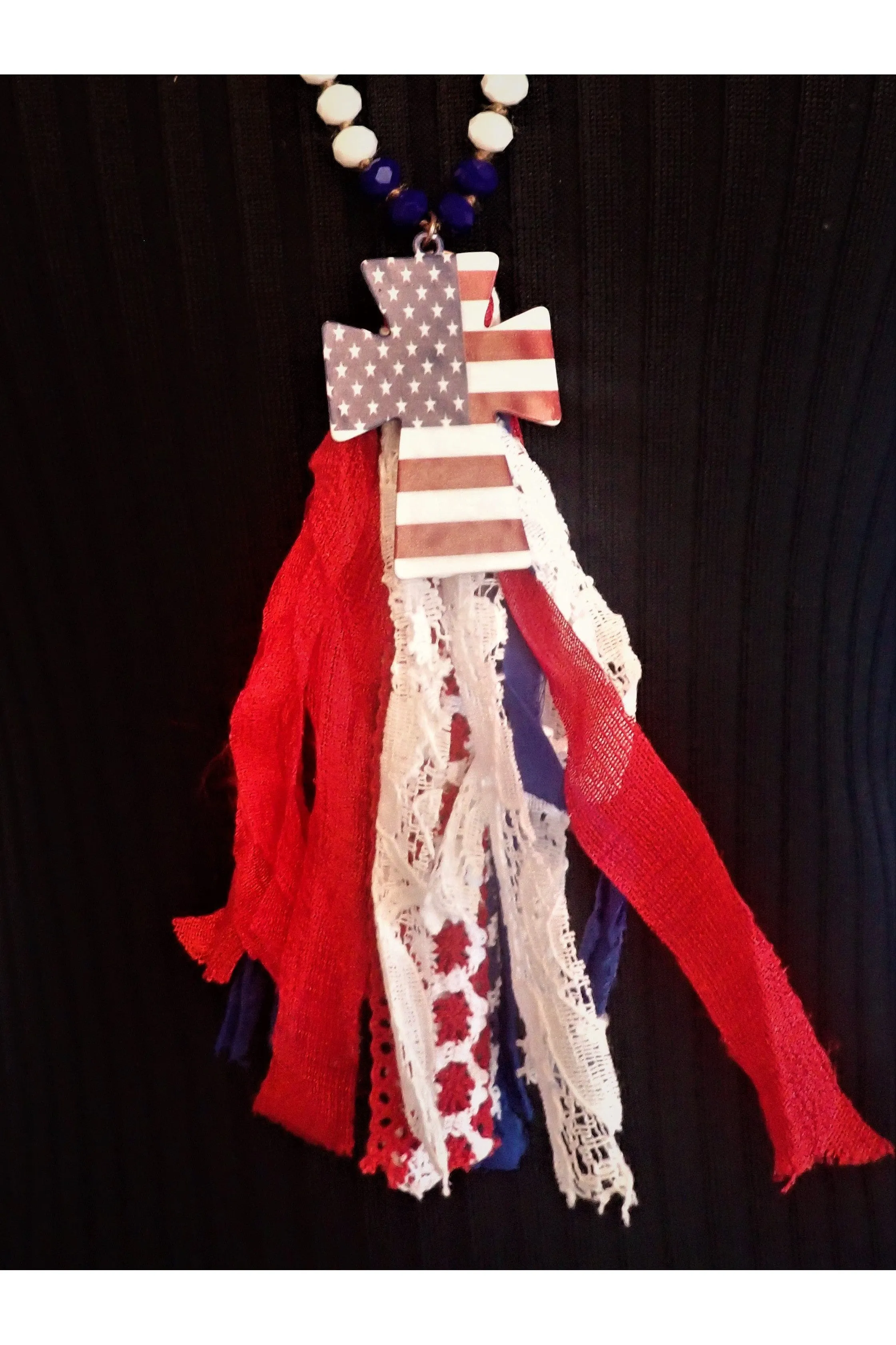 Emma American Flag Earrings