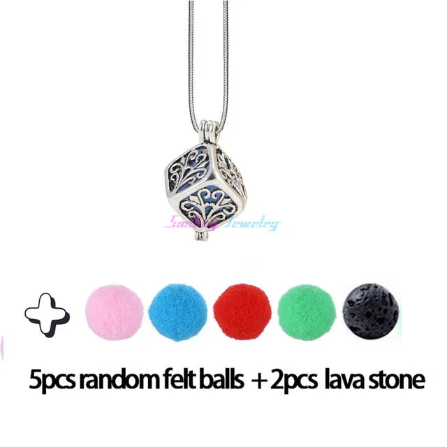 Essential Oil Diffuser Locket Necklace Simply Pretty Drop Styles, Cube and Heart