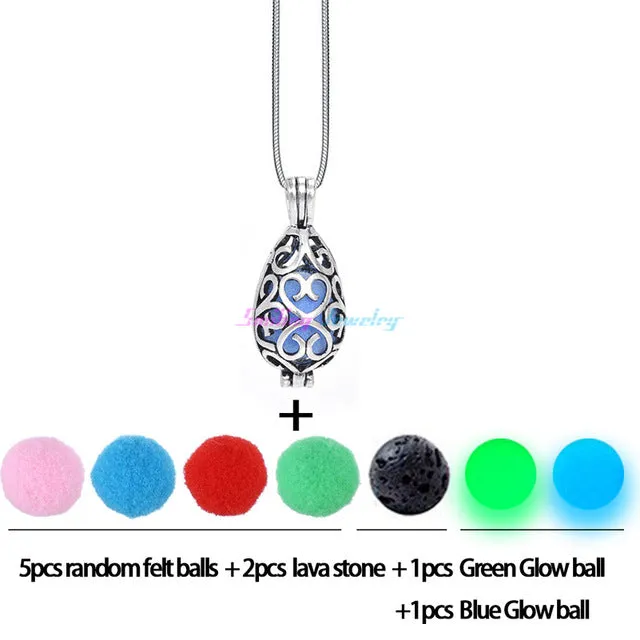 Essential Oil Diffuser Locket Necklace Simply Pretty Drop Styles, Cube and Heart