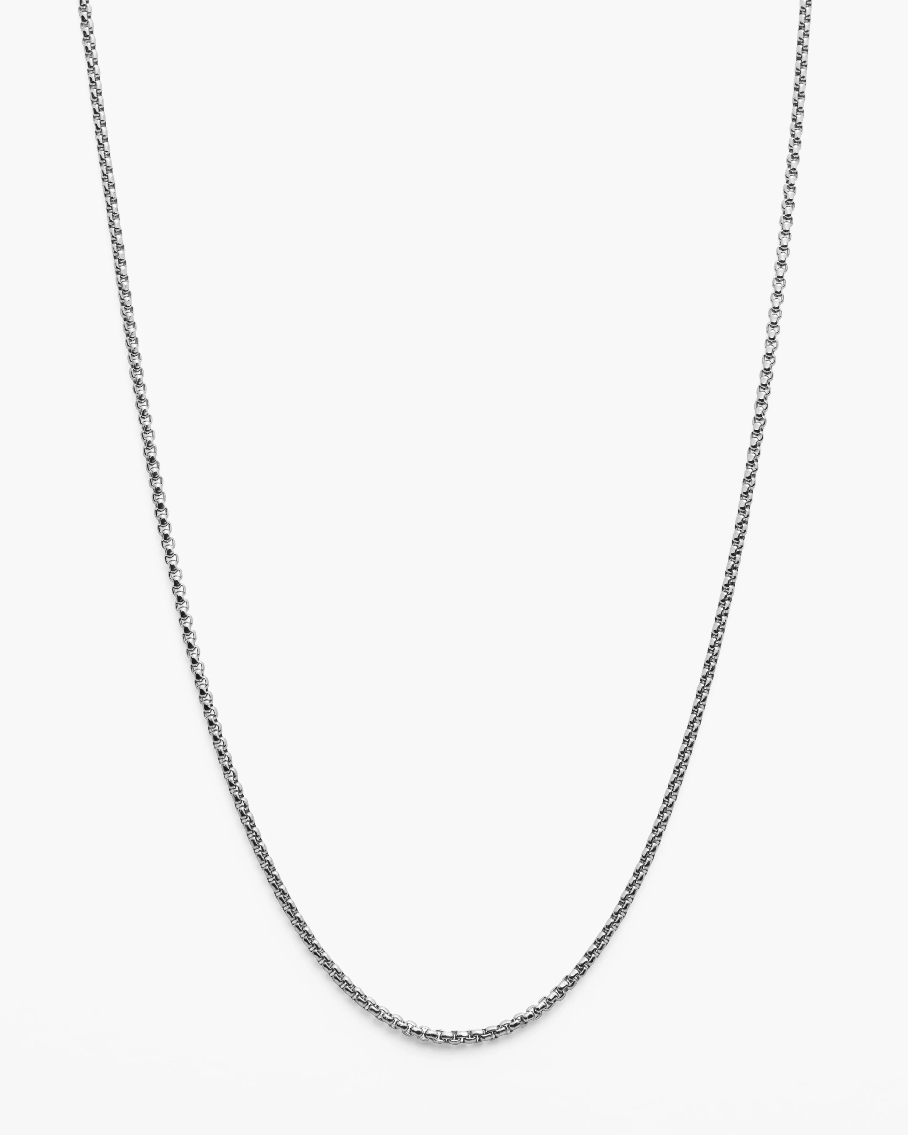 Essential Round Box Chain Necklace