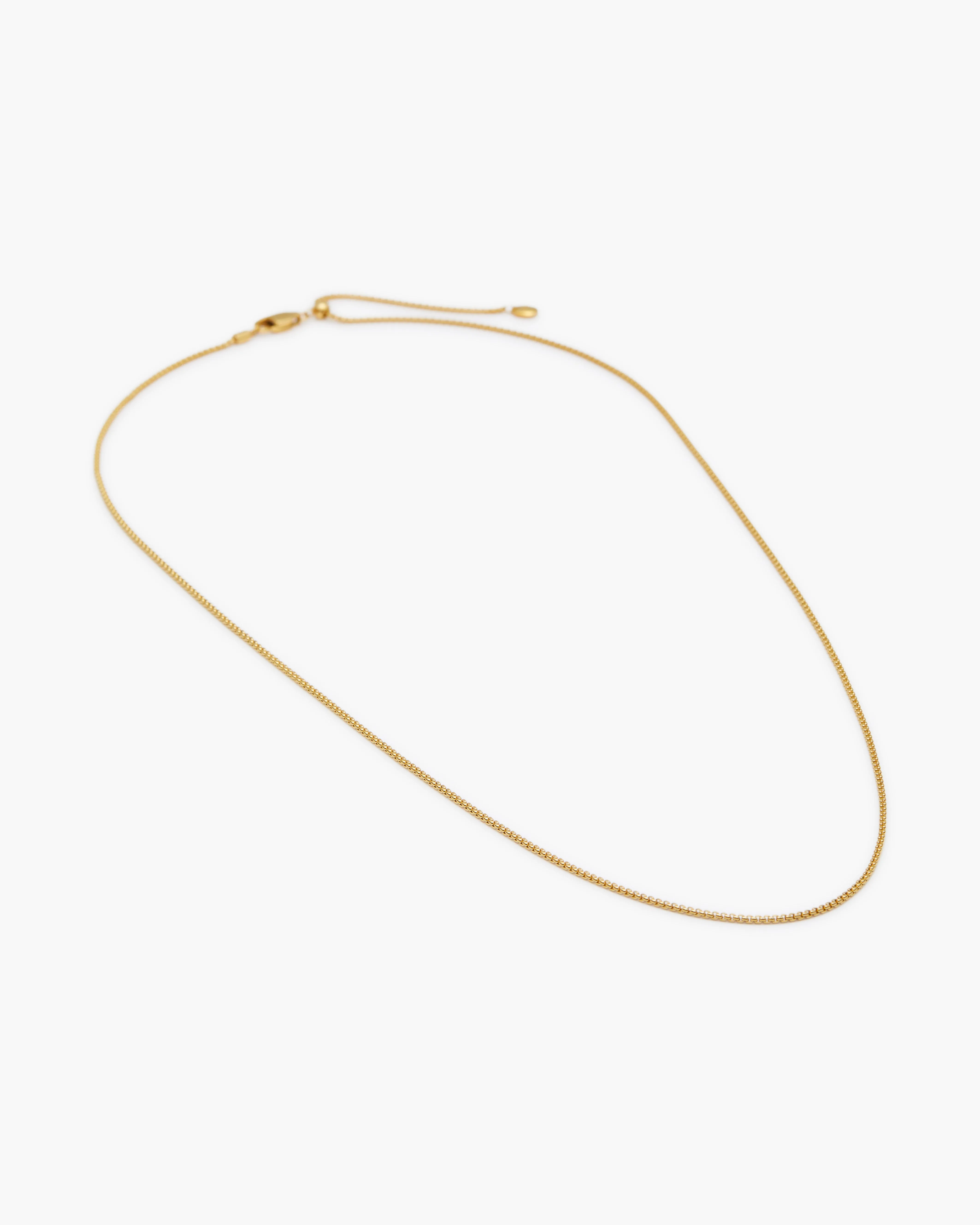 Essential Round Box Chain Necklace