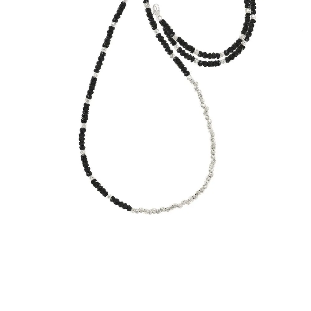 Extra Long Reverse Fade Gemstone Necklace