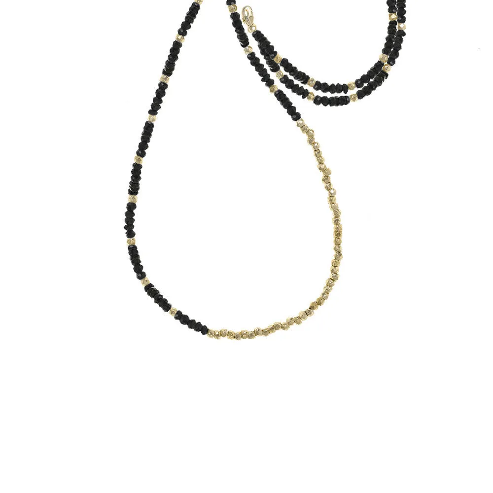 Extra Long Reverse Fade Gemstone Necklace