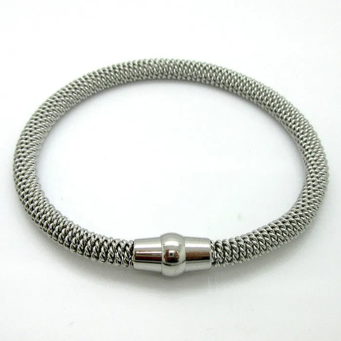 Fashion Hot Sale Jewelry Charm Bracelets & Bangles 18K Gold Stainless Steel Twisted Chain Bracelet For Women