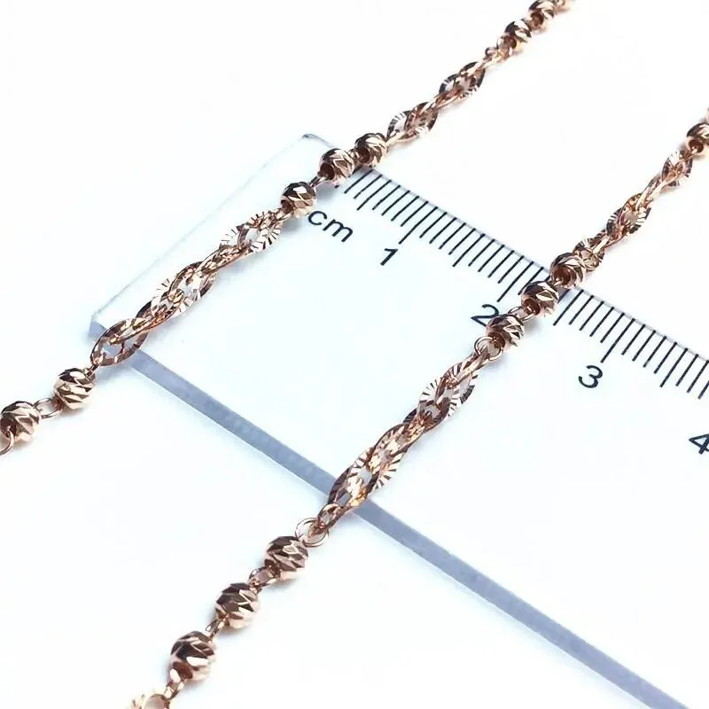 fashionable shiny new irregular stacking chains neckalce for woman