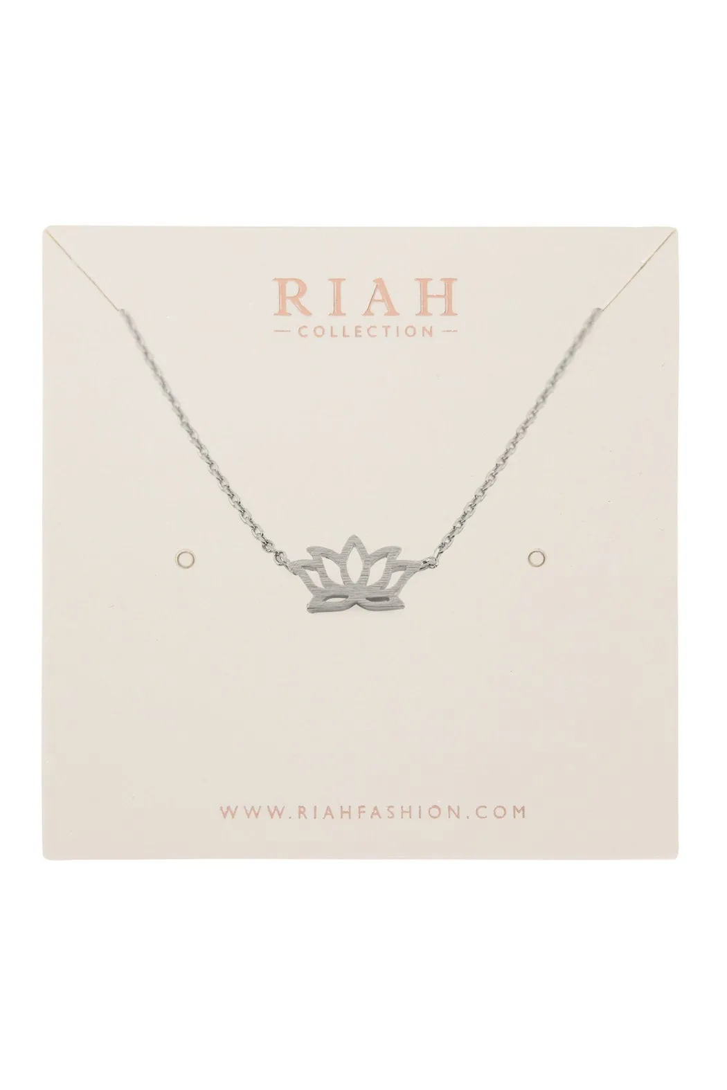 Flower Cast Necklace