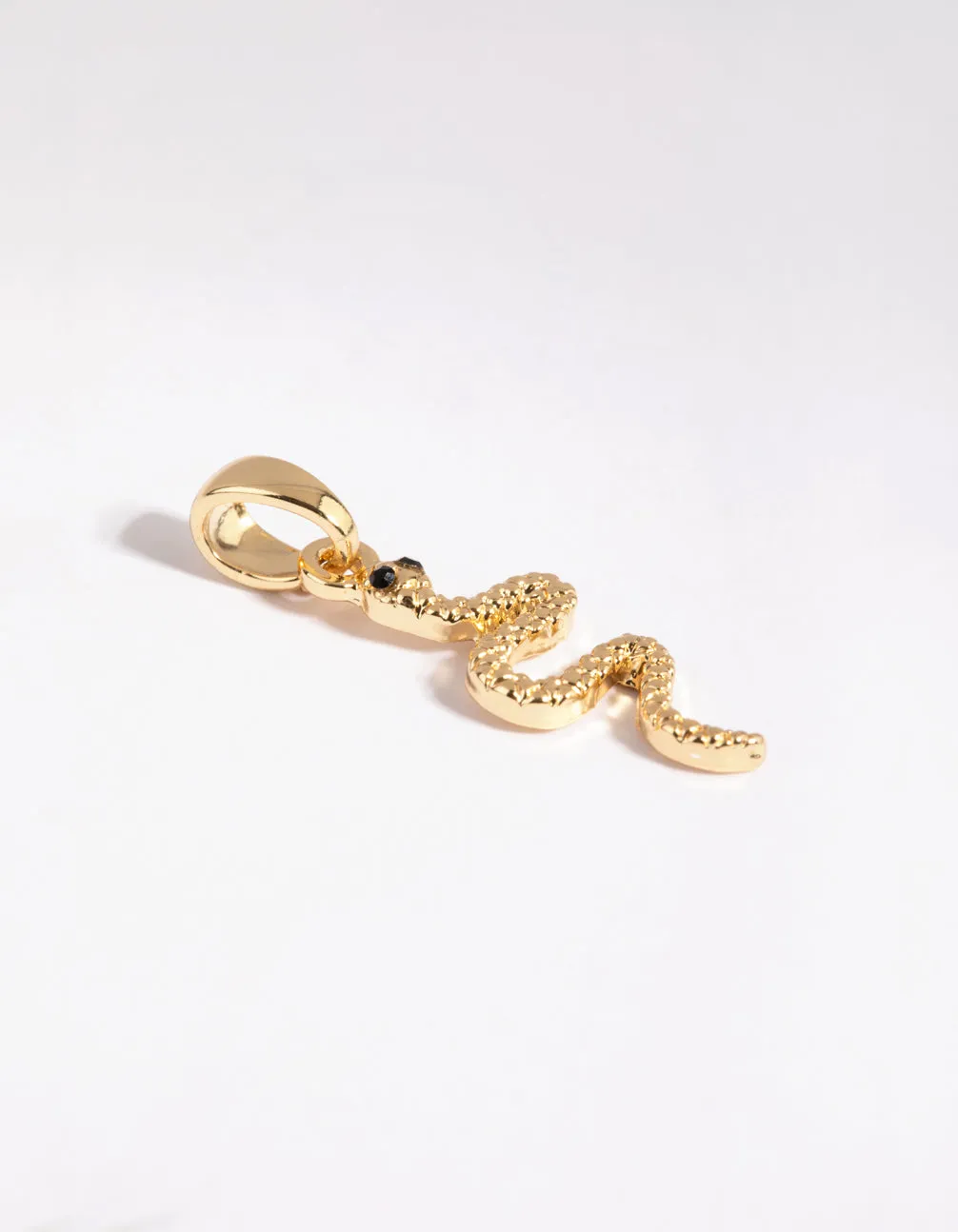 Gold Plated Snake Charm