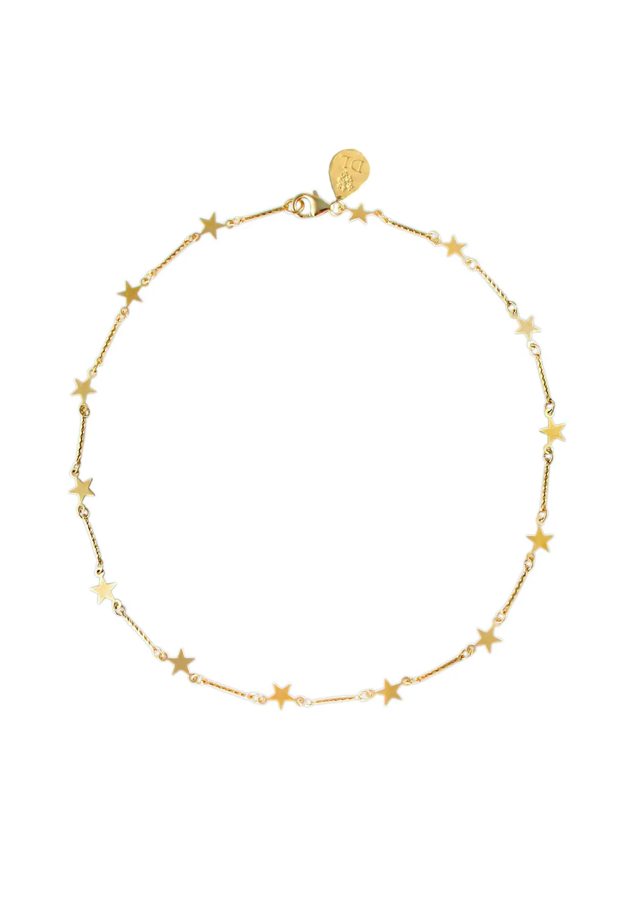 Gold Star Chain Necklace