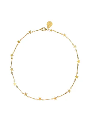 Gold Star Chain Necklace