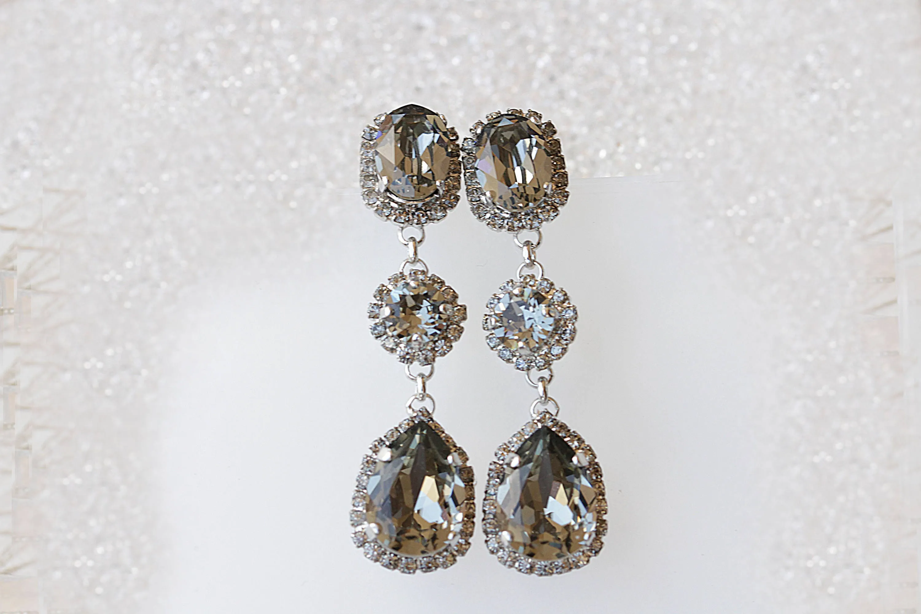 GRAY EARRINGS,