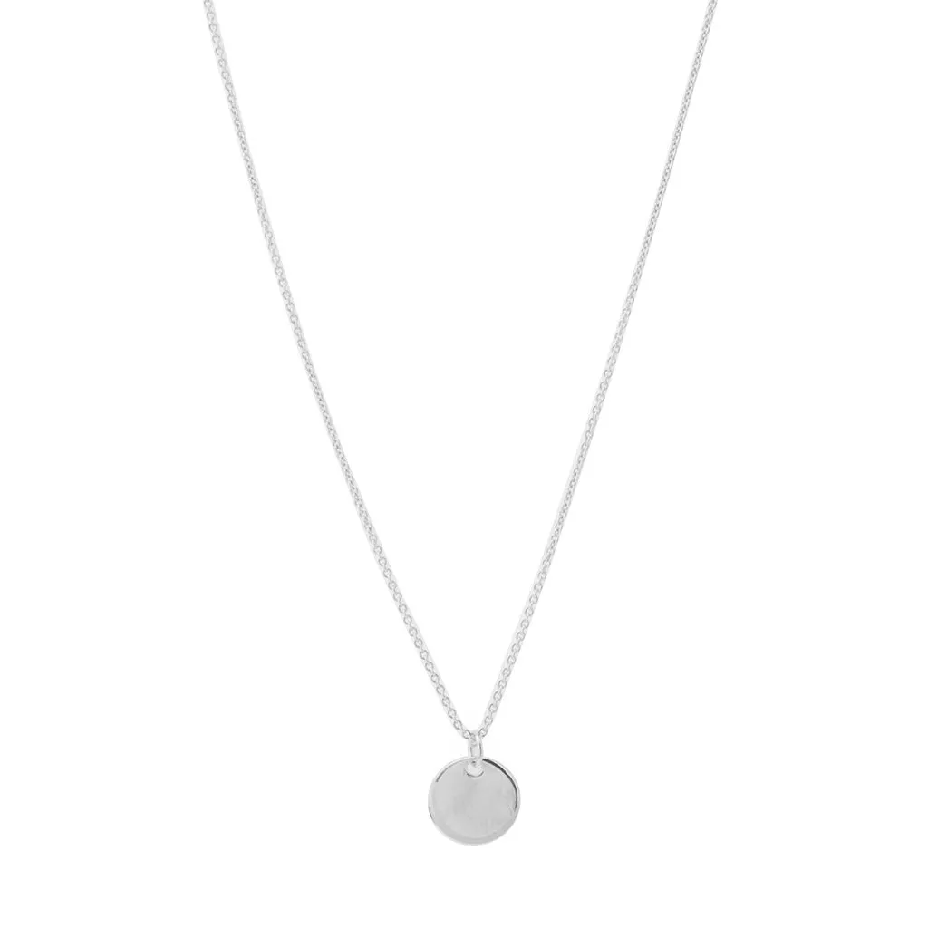 Hanging Sun Disc Necklace