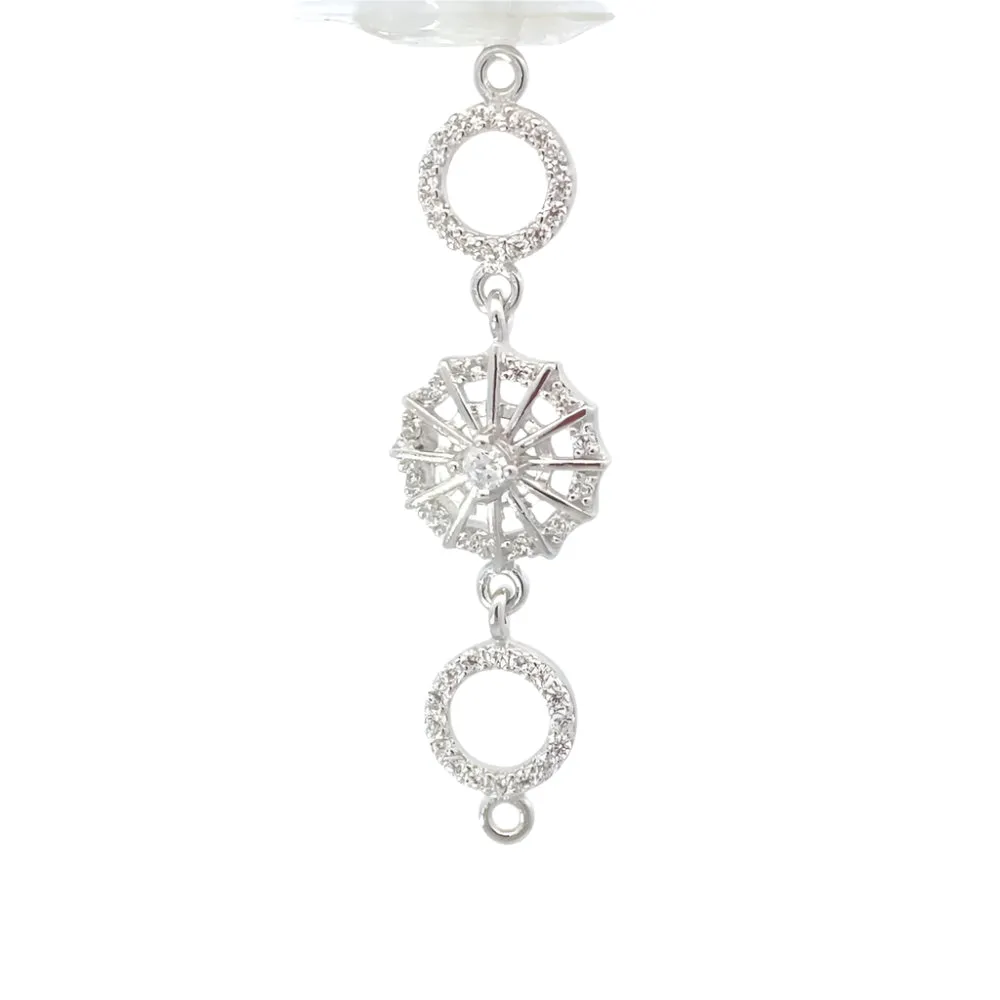 Helen Dangling Umbrella 925 Sterling Silver Charm