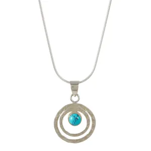 Infinity Universe Necklace  - Turquoise