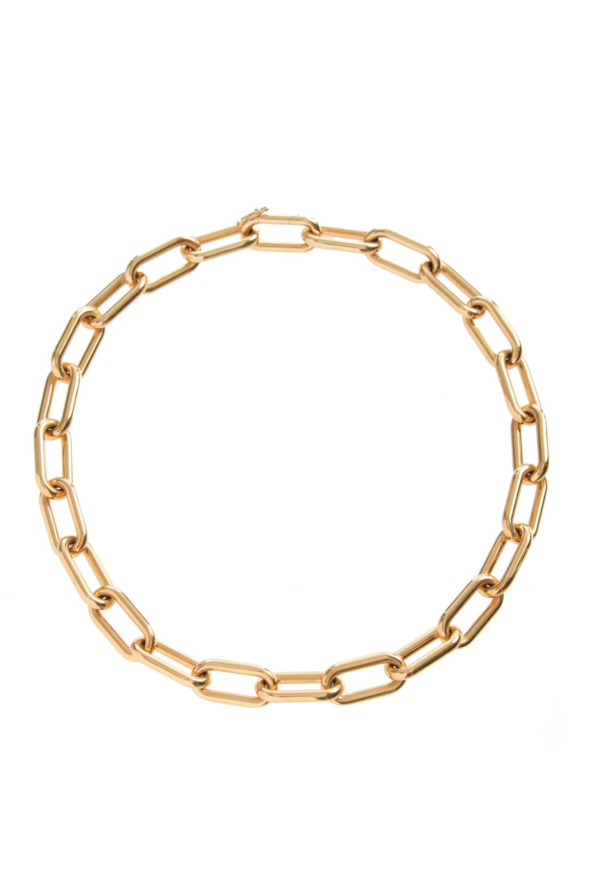 Link Choker in 18K Yellow Gold (Small Links)