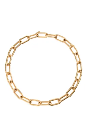 Link Choker in 18K Yellow Gold (Small Links)