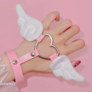 Love Wings Leather Bracelets