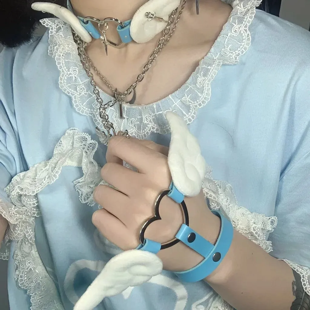 Love Wings Leather Bracelets