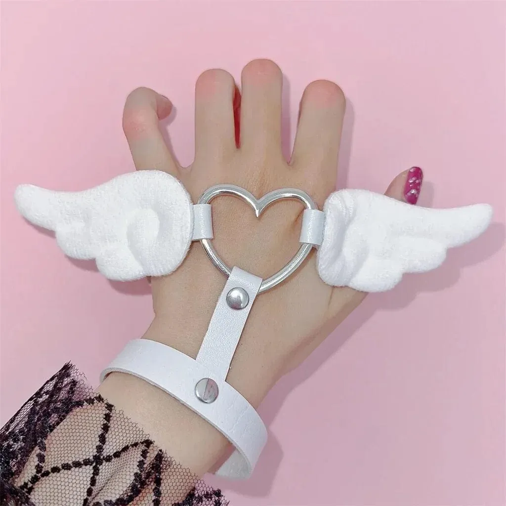 Love Wings Leather Bracelets