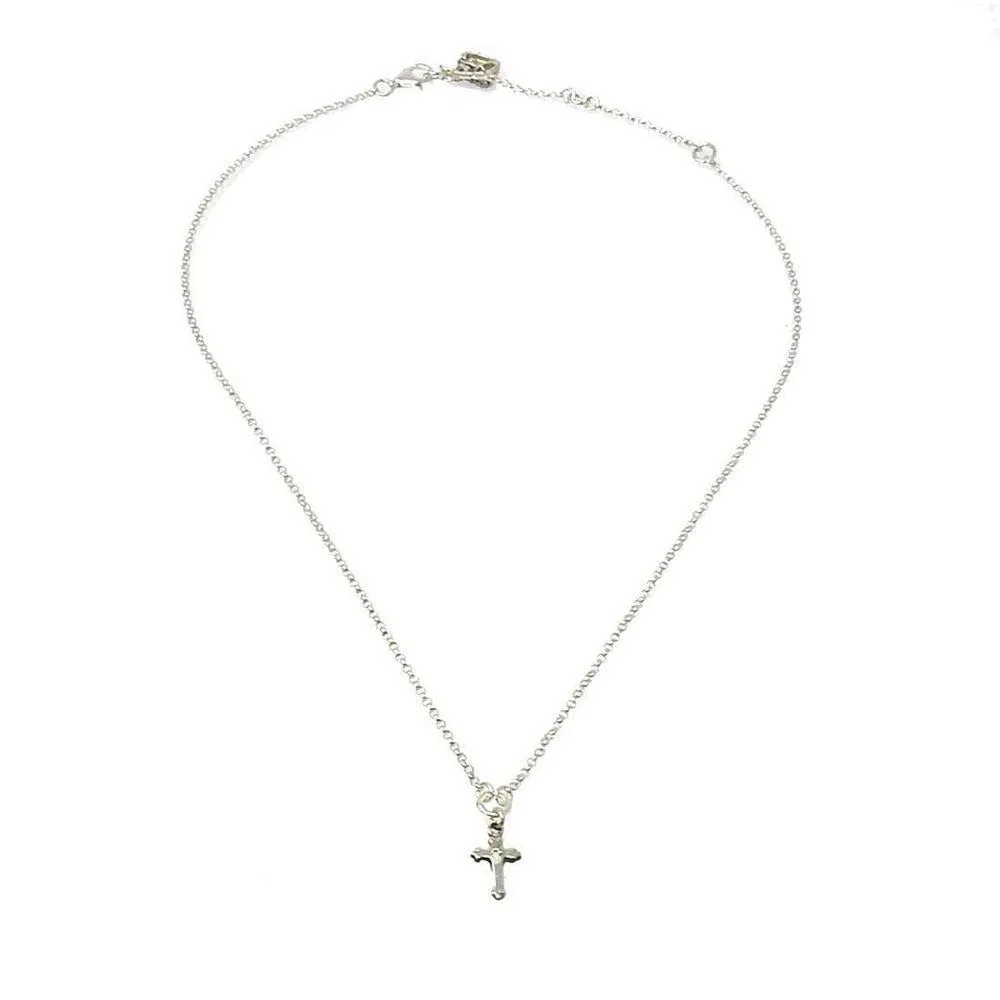 Lovers Solo Cross Charm Necklace