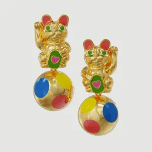 Maneki Neko Earrings