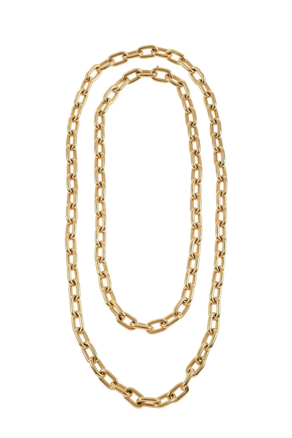 Medium Link Necklace in 18K Yellow Gold (Classic Links)