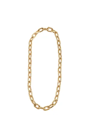 Medium Link Necklace in 18K Yellow Gold (Classic Links)