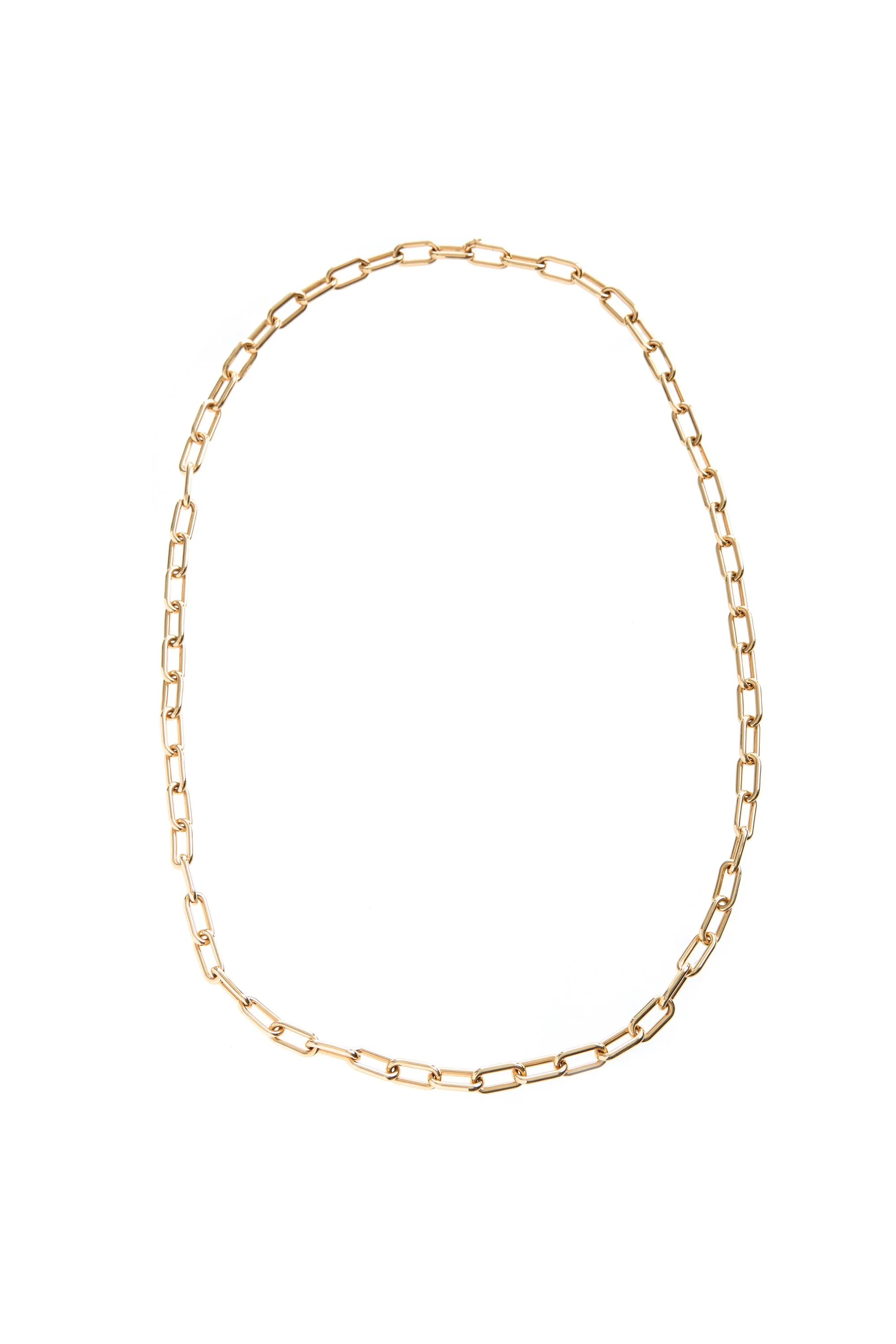 Medium Link Necklace in 18K Yellow Gold (Small Links)