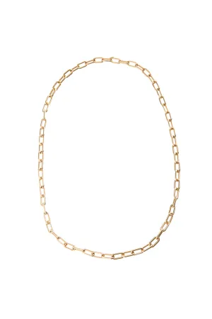 Medium Link Necklace in 18K Yellow Gold (Small Links)