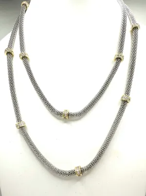 Mesh Station Necklace
