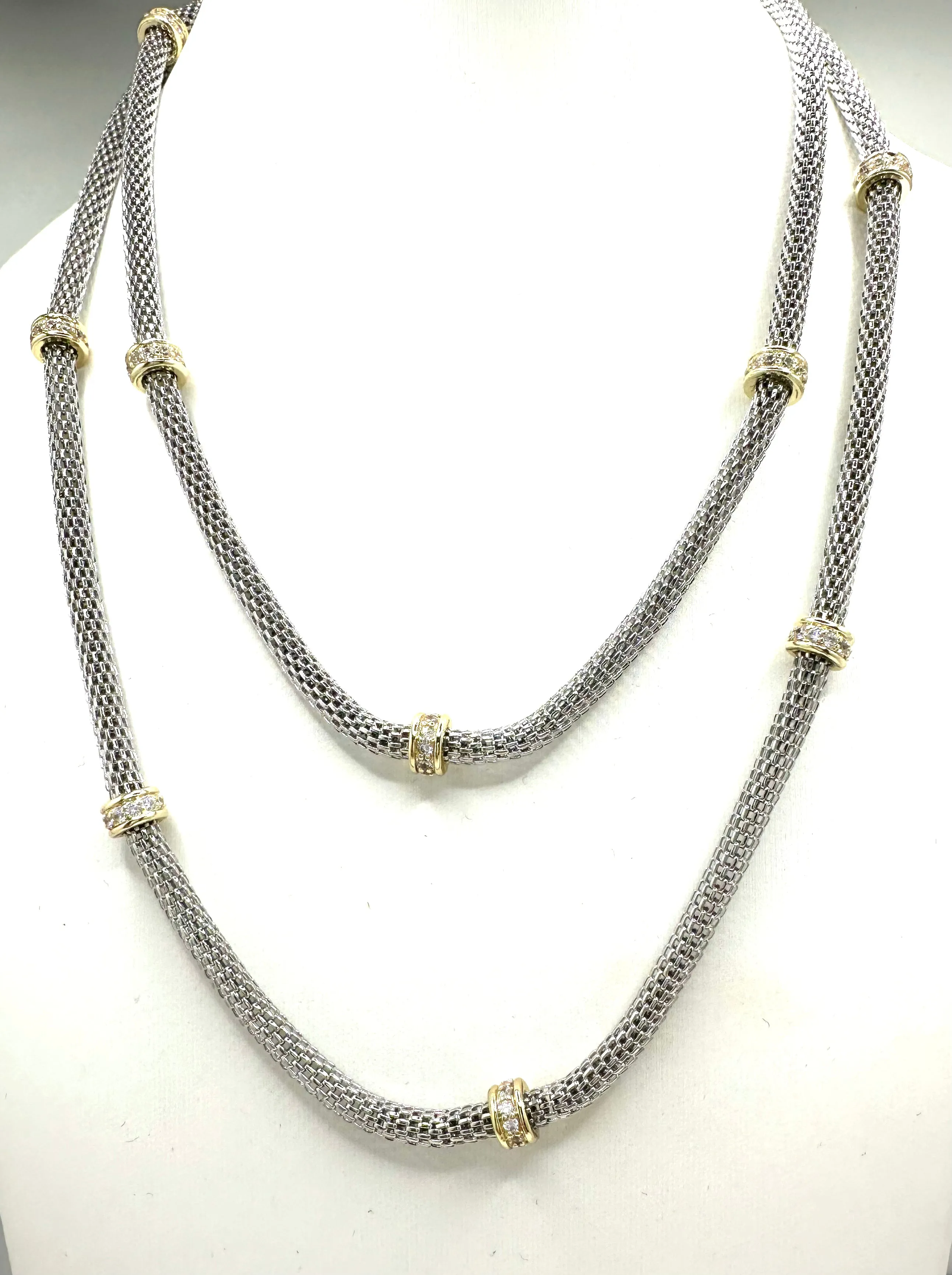 Mesh Station Necklace