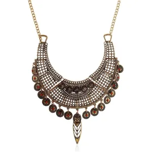 Metallic Vintage Necklace Boho