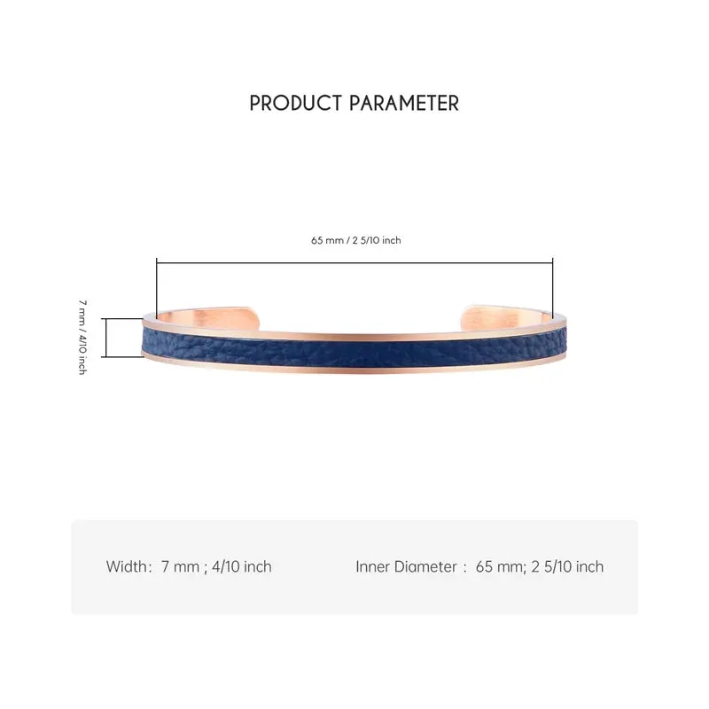 Minimalist Cuff Bangle For Men Black Man Bracelets On Hand Adjustable Stainless Steel PU Leather Men Fashion Jewelry Trendy Gift