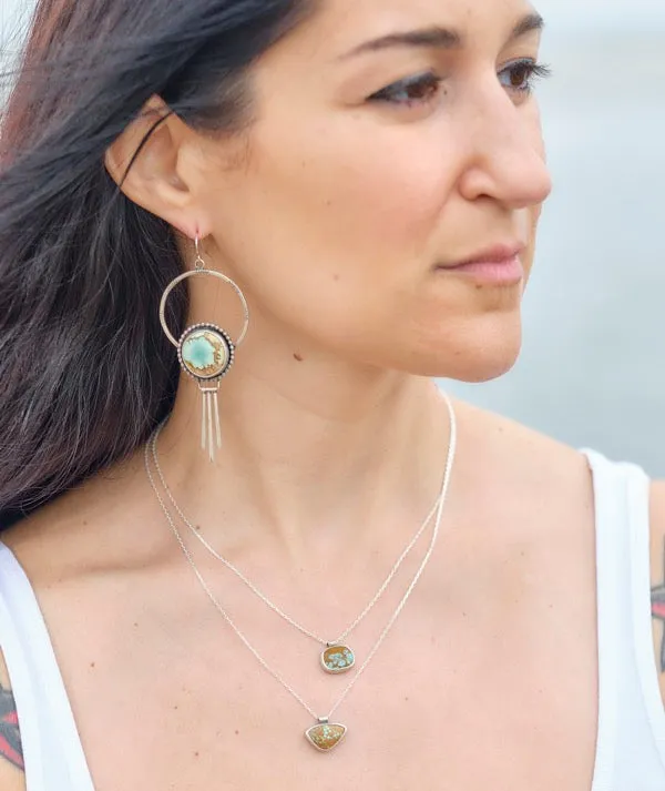 Nevada Number 8 Triangular Layering Necklace
