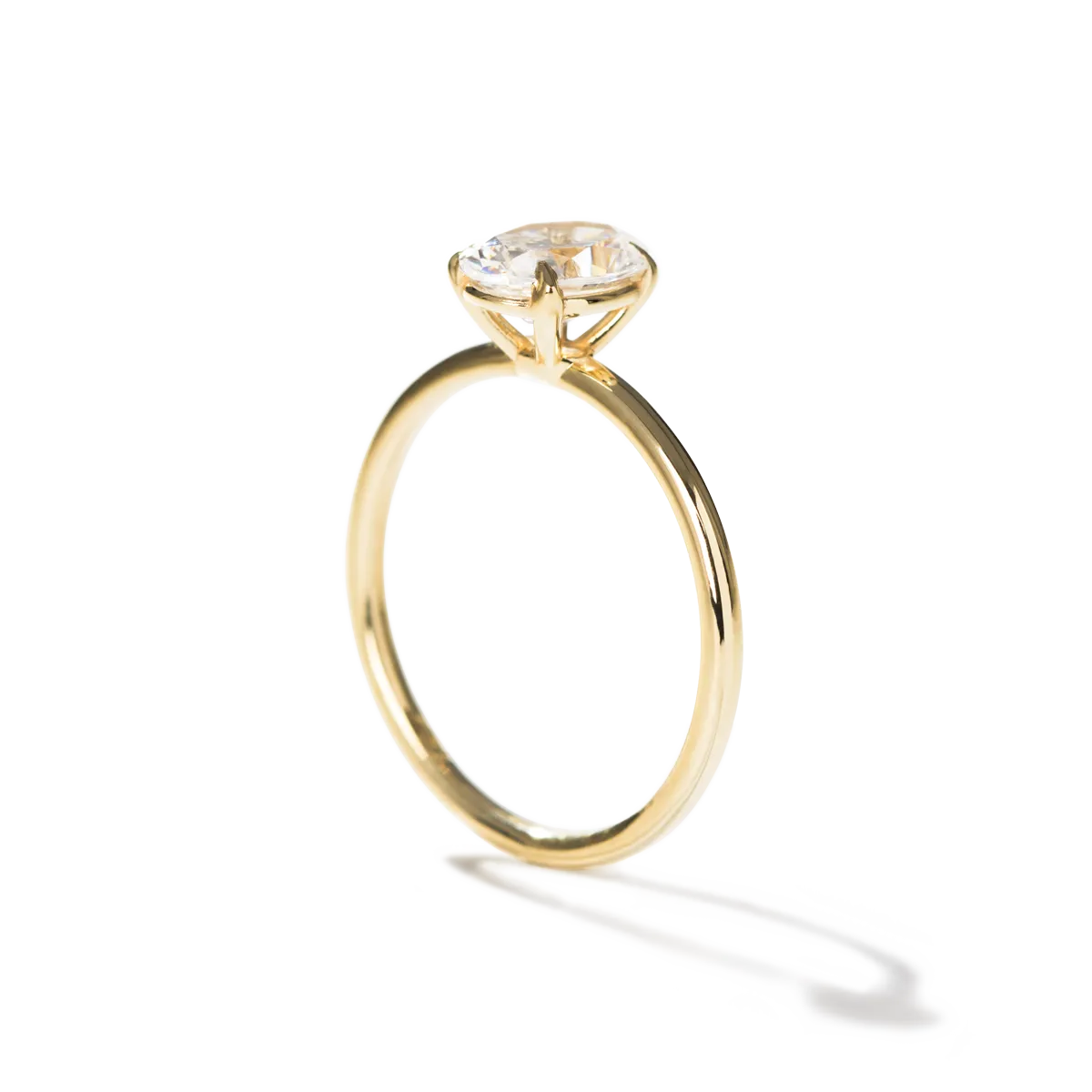 Noémie Solitaire Pick Your Diamond Shape Engagement Ring