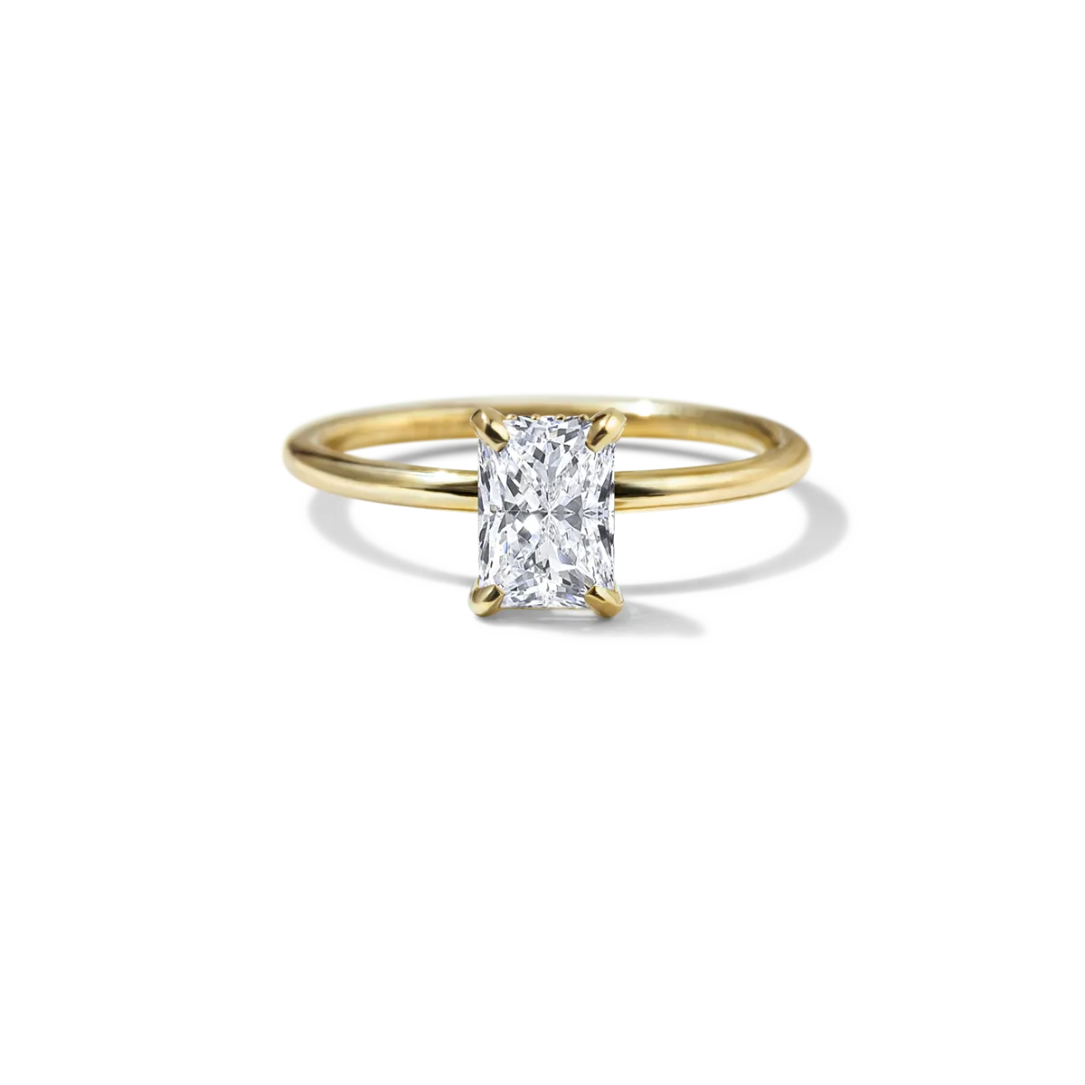 Noémie Solitaire Pick Your Diamond Shape Engagement Ring