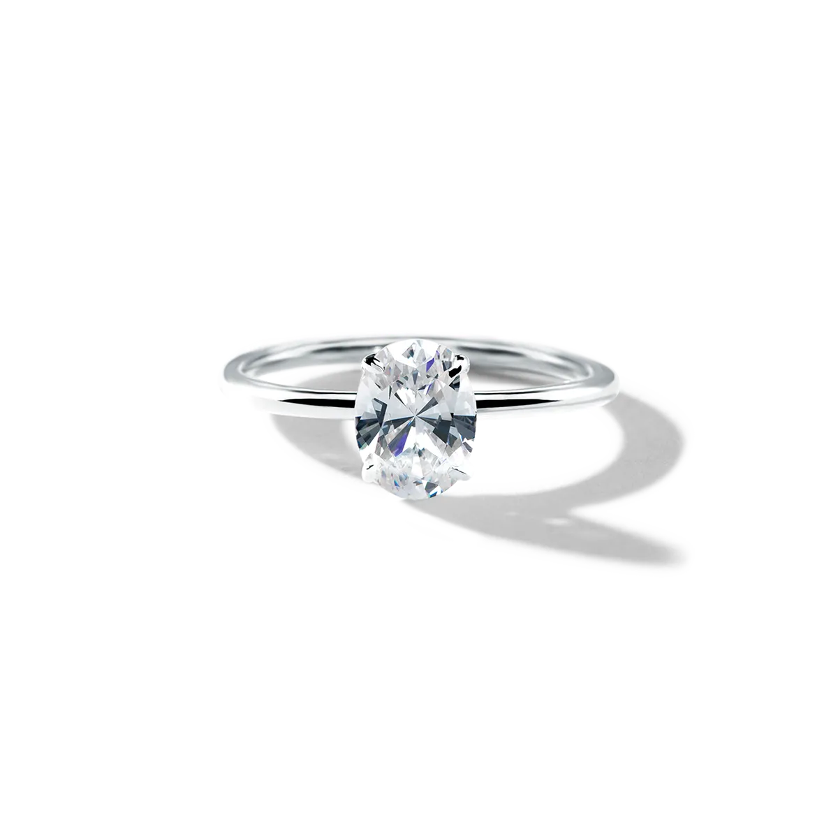 Noémie Solitaire Pick Your Diamond Shape Engagement Ring