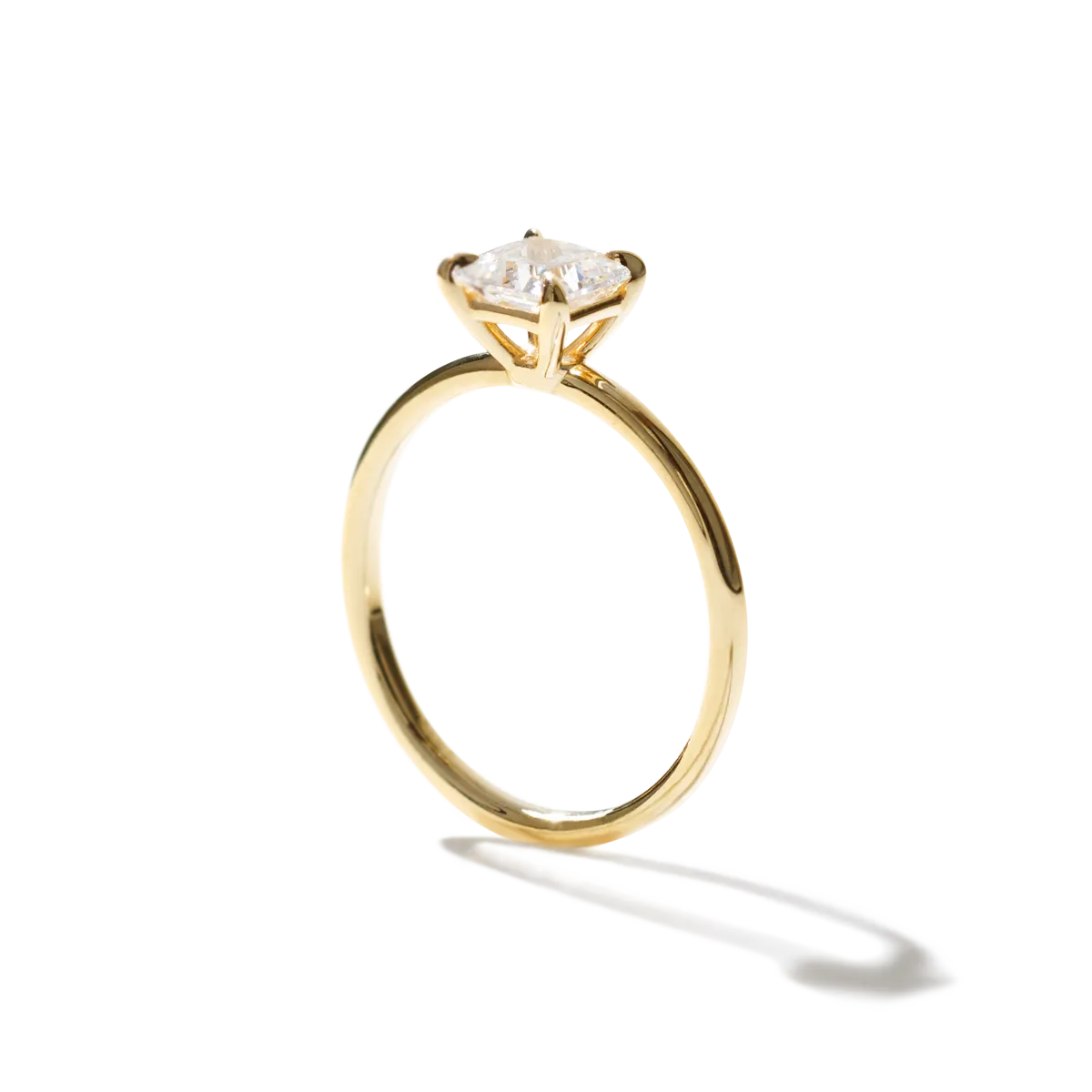 Noémie Solitaire Pick Your Diamond Shape Engagement Ring