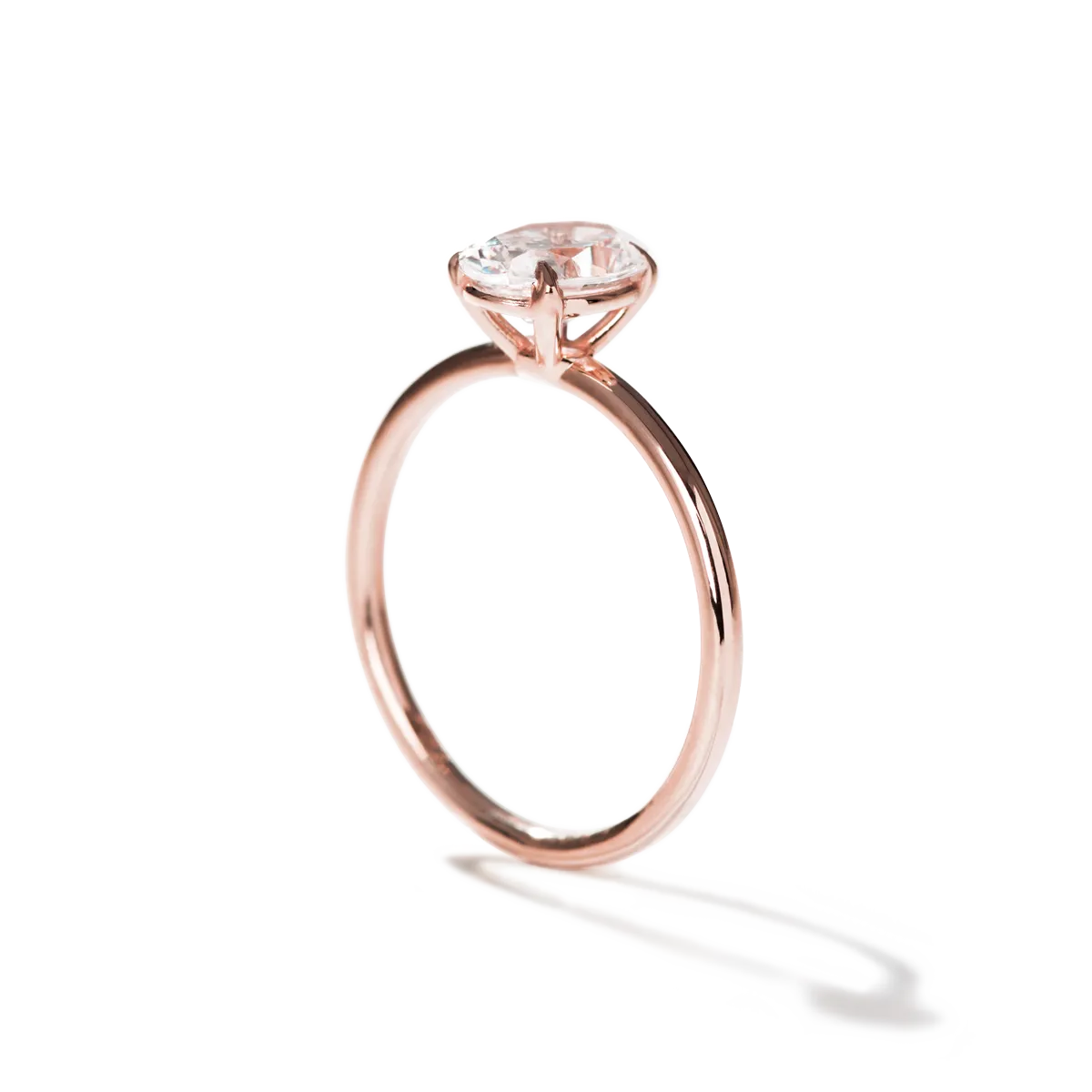 Noémie Solitaire Pick Your Diamond Shape Engagement Ring